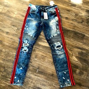 #1. Rue21 Premium Skinny Supreme flex jeans.
